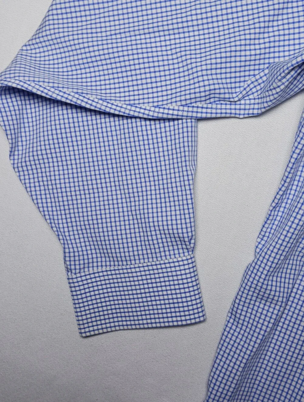 Brooks Brothers Mens Non Iron Dress Shirt XL 16.5-34/35 Blue Check Button Up